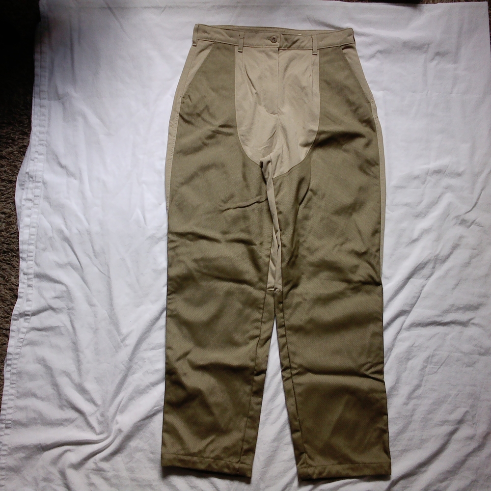 L.L. Bean Khaki and Tan Women's Equestrian, Fishing, Hunting Pants